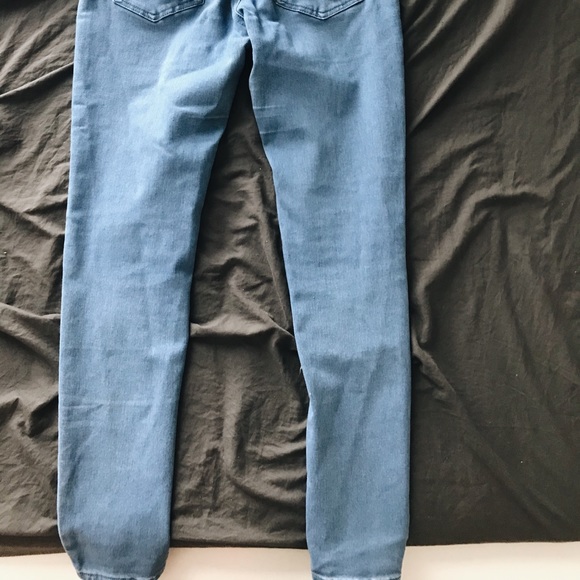 High Rise Blue Skinny Jeans - Picture 5 of 5